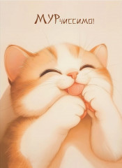 Блокнот «КисуНЯ. Котик хмурится» - Фото 1