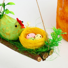 Декор пасхальный «Курочка на плотинке» - Фото 2