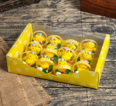 Набор фигурок «Цыпа с яйцом в корзинке с мухомором» - Фото 2