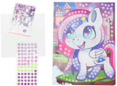 Аппликация из пайеток и страз «Единорог» - Фото 2