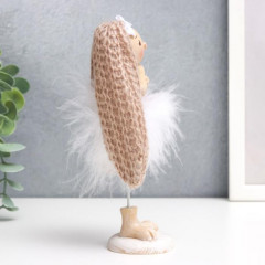 Сувенир «Заюшка с бантиком в пуховой юбочке» - Фото 1