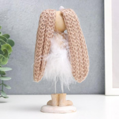 Сувенир «Заюшка с бантиком в пуховой юбочке» - Фото 2