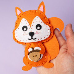 Набор для шитья игрушки из фетра «Белочка» - Фото 10