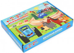 Набор игровой деревянный «Синий трактор» - Фото 1