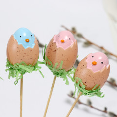 Набор декора на палочке «Птенчики» - Фото 1