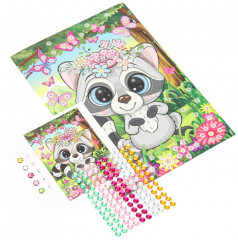 Аппликация стразами «Милые животные» - Фото 1