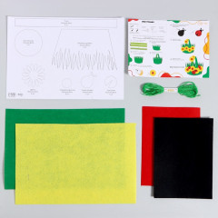 Набор для создания корзинки из фетра «Божьи коровки» - Фото 3