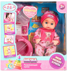 Пупс развивающий «Анечка» - Фото 7