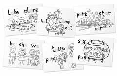 Раскраска-игра (мини). English Spelling. Гласные буквы - Фото 1