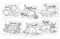 Раскраска-игра (мини). English. Согласные - Фото 1