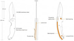 Нож «Ruike P852-B» - Фото 3