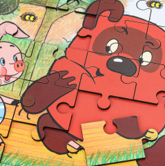 Игрушка-пазл с рамкой «Союзмультфильм» - Фото 3