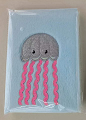 Блокнот плюшевый «Jelly fish» - Фото 3