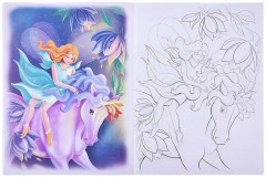 Раскраска «Феи и единороги» - Фото 1