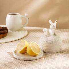 Лимонница керамическая «Лесные кролики» - Фото 3