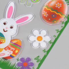 Наклейка на стекло декоративная «Пасхальный кролик» - Фото 2