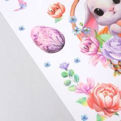 Набор наклеек витражных «Счастливой Пасхи!» - Фото 1