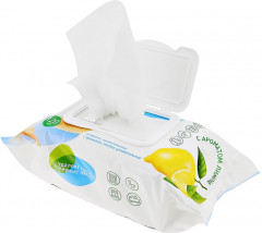 Салфетки хозяйственные универсальные с ароматом лимона - Фото 2