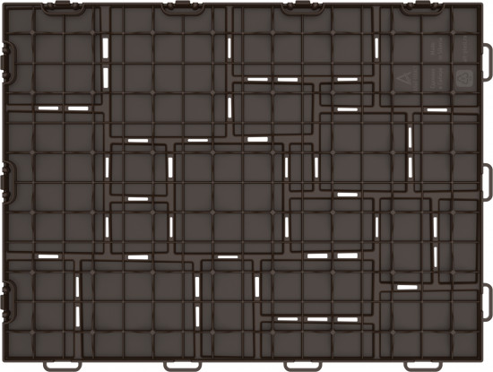 Плитка модульная садовая «Брус»