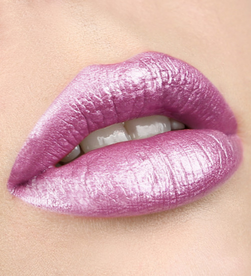 Помада для губ перламутровая, тон 03 Холодный розовый