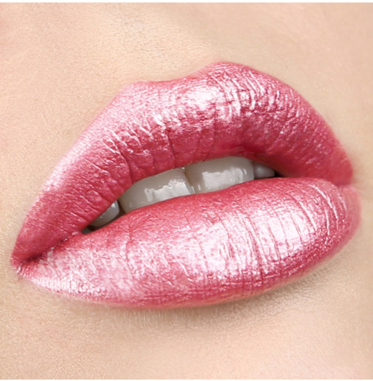 Помада для губ перламутровая, тон 04 Теплый жемчужно-розовый