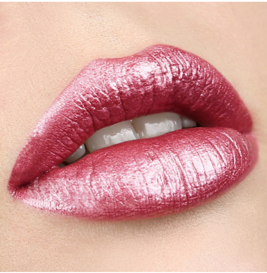 Помада для губ перламутровая, тон 19 Ягодный