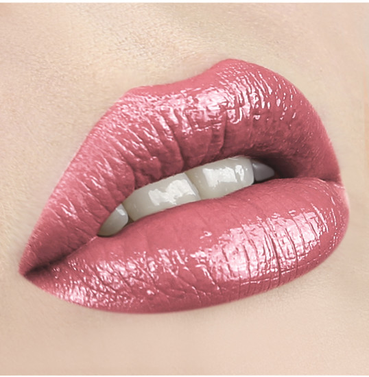 Помада для губ перламутровая, тон 62 Натуральный розовый