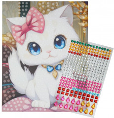 Кристальная мозаика «Кошечка» - Фото 1