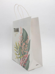 Пакет подарочный «Leaves and flowers» - Фото 1