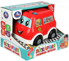 Каталка музыкальная «Пожарная машинка» - Фото 10