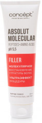 Филлер для волос молекулярный Absolut Molecular Filler «Молекулярное восстановление структуры волос» - Фото 4