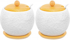 Набор сахарниц с ложками и подставками «Лоза» - Фото 2