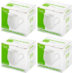 Набор кружек «Птички на ветке» - Фото 4