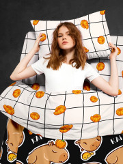 Комплект постельного белья «Funny capy» - Фото 3