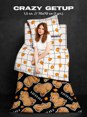 Комплект постельного белья «Funny capy» - Фото 4