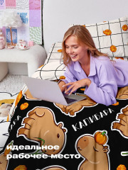 Комплект постельного белья «Funny capy» - Фото 5