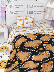 Комплект постельного белья «Funny capy» - Фото 6