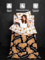 Комплект постельного белья «Funny capy» - Фото 10