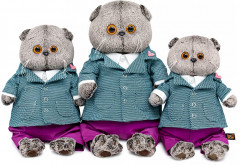 Игрушка мягкая «Басик в пиджаке с орнаментом» - Фото 3