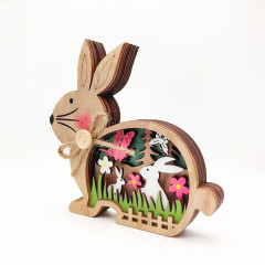 Декор на Пасху с подсветкой «Кролик Пасхальный» - Фото 2