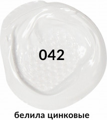 Краска акриловая художественная, 042 белила цинковые - Фото 3