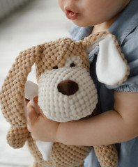 Мягкая игрушка «Собачка с бантом» - Фото 3