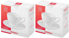 Набор чайных пар «Розы» - Фото 9