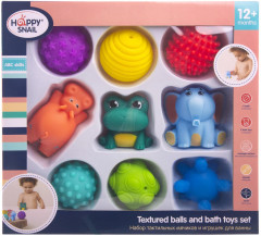 Набор тактильных мячиков и игрушек для ванны - Фото 1
