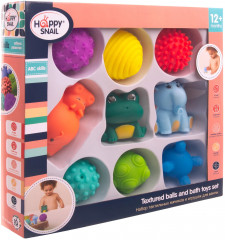 Набор тактильных мячиков и игрушек для ванны - Фото 5