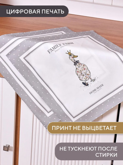 Комплект салфеток сервировочных «Family farm»