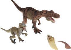 Набор фигурок динозавров «Тираннозавр, Велоцираптор» - Фото 3