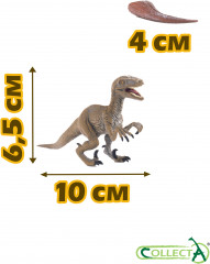 Набор фигурок динозавров «Тираннозавр, Велоцираптор» - Фото 2