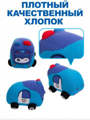 Игрушка мягкая «Полицейская машина» - Фото 2