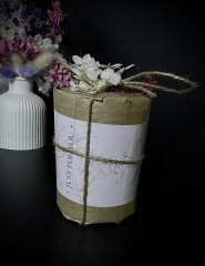 Свеча ароматическая с сухоцветами - Фото 3